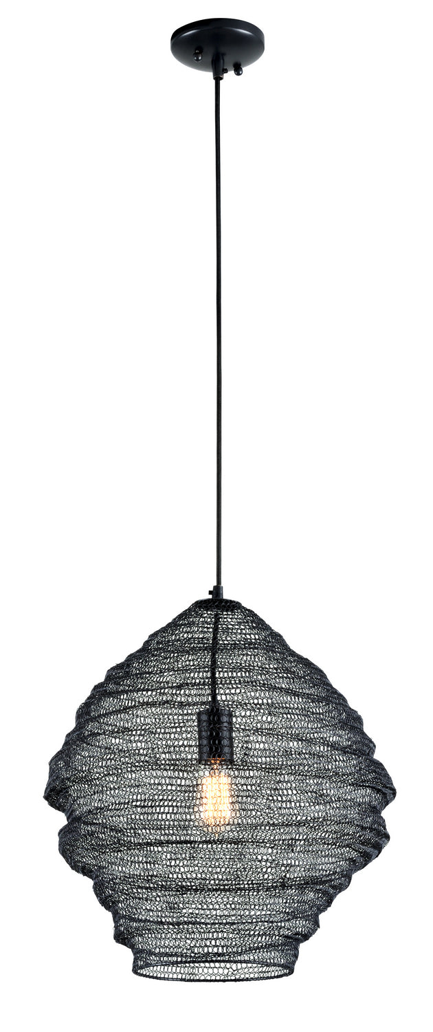 Troy Wabi Sabi F6772-SBK Pendant Light - Black
