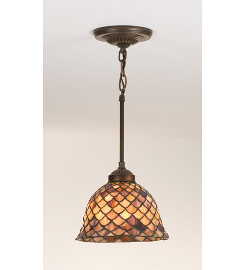 Meyda Tiffany Fishscale 98821 Pendant Light - Antique