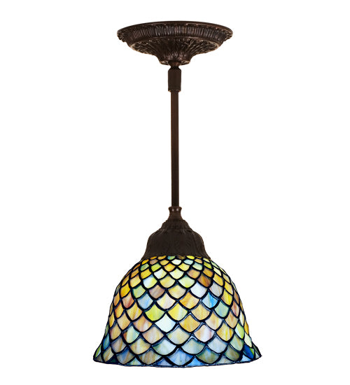 Meyda Tiffany Fishscale 98823 Pendant Light - Green/Blue