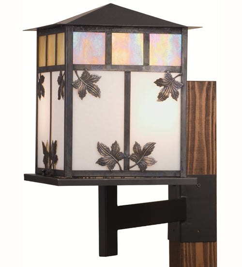 Meyda Tiffany Lighting 98824 Seneca Two Light Wall Sconce Outdoor Bronze / Dark