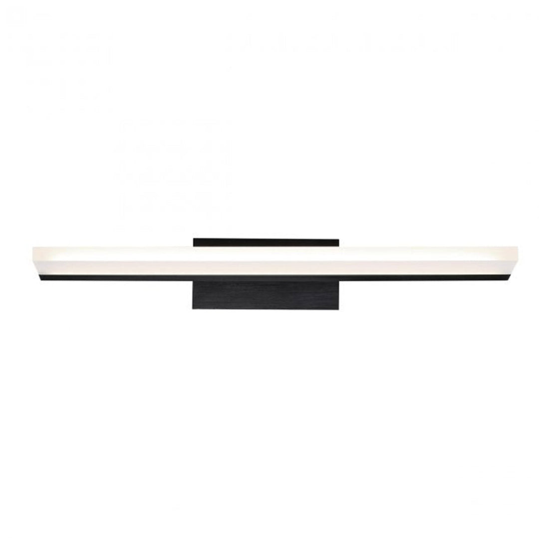WAC Level WS-85618-BK Bath Vanity Light 4 in. wide - Black
