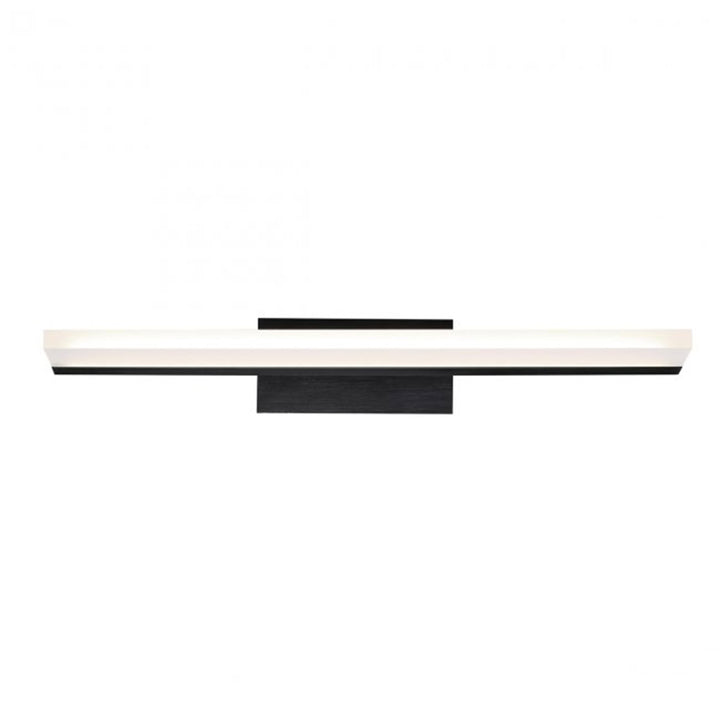 WAC Level WS-85618-BK Bath Vanity Light 4 in. wide - Black