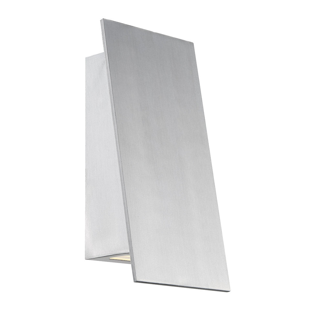 Wac Lighting WS-W14911-AL Modern Slant Outdoor Brushed Aluminum