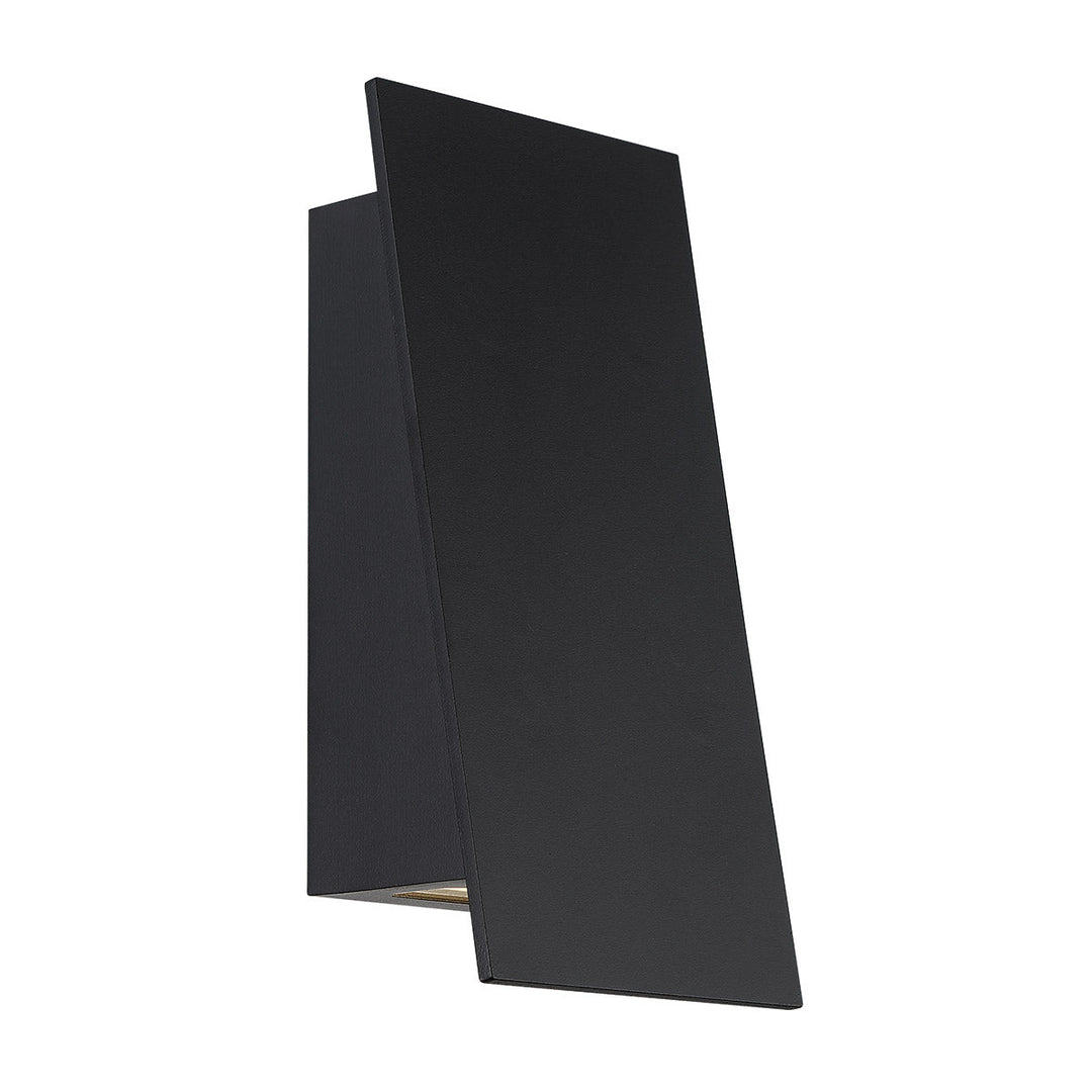 Wac Lighting WS-W14911-BK Modern Slant Outdoor Black
