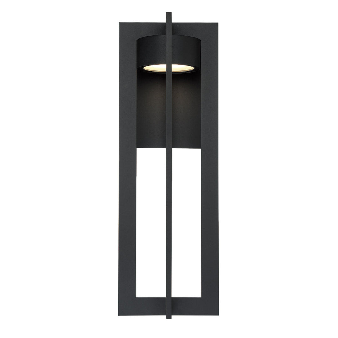 Wac Lighting WS-W48625-BK Modern Chamber Outdoor Black