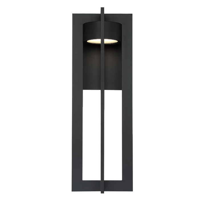 Wac Lighting WS-W48625-BK Modern Chamber Outdoor Black