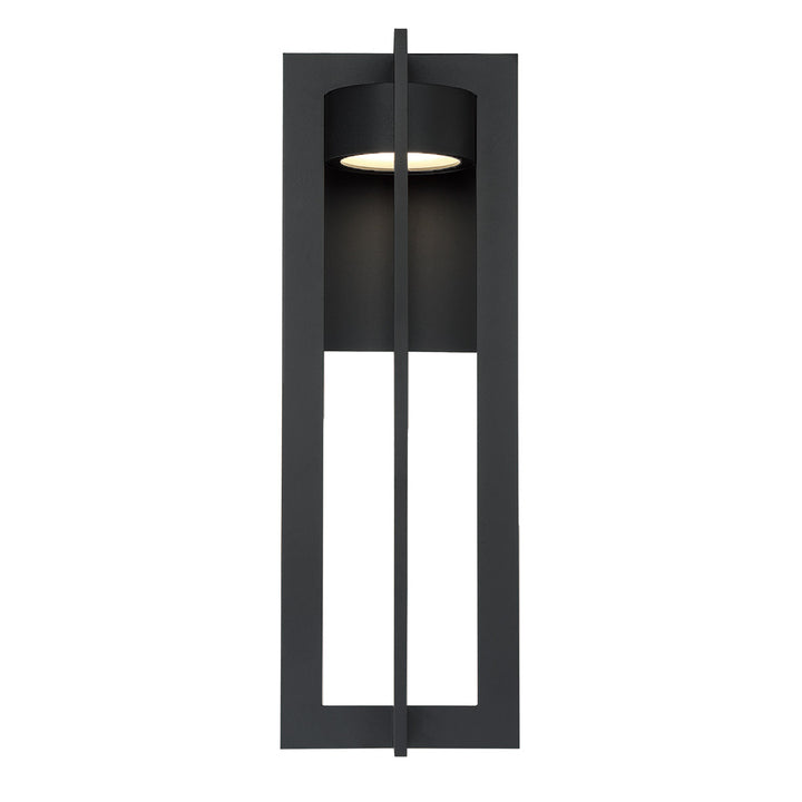 Wac Lighting WS-W48625-BK Modern Chamber Outdoor Black