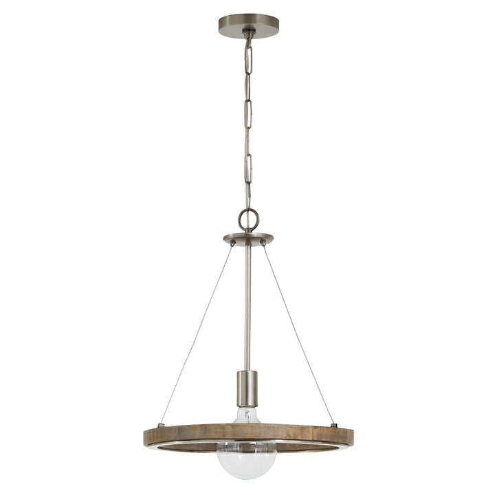 Capital Dunlap 336212GN Pendant Light - Grey Wash and Matte Nickel