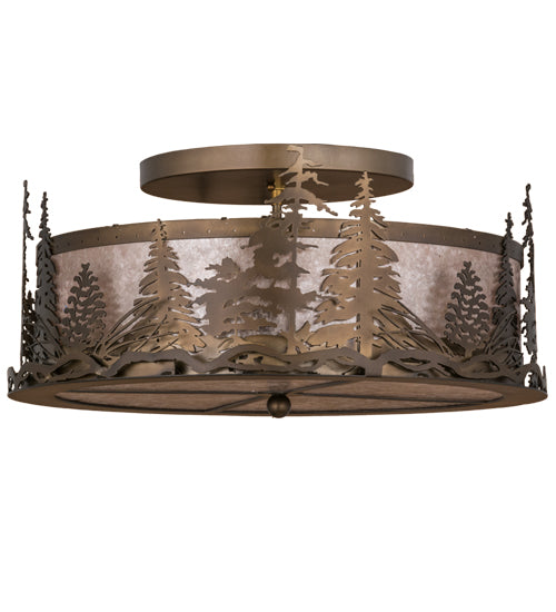 Meyda Tiffany Tall Pines 98918 Ceiling Light - Antique Copper