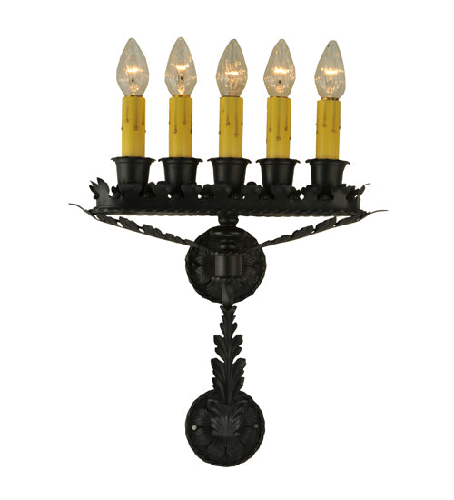 Meyda Tiffany Victorian Theatre 98946 Wall Light - Black