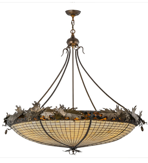 Meyda Tiffany Greenbriar Oak 98967 Pendant Light - Antique Copper