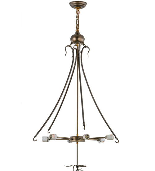 Meyda Tiffany Greenbriar Oak 98967 Pendant Light - Antique Copper