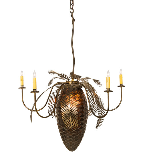 Meyda Tiffany Pinecone 98970 Pendant Light - Antique Copper