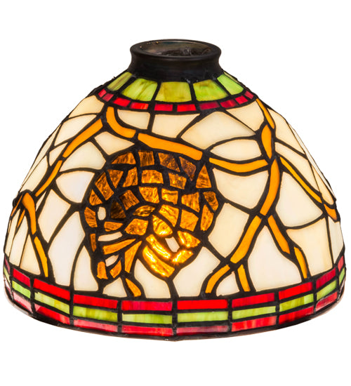 Meyda Tiffany Lighting 98991 Pinecone Shade Lamp Shade Multicolored