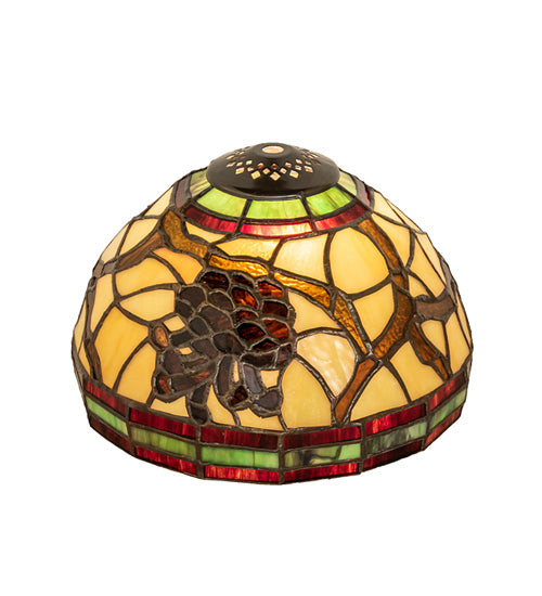 Meyda Tiffany Lighting 98992 Pinecone Shade Lamp Shade Multicolored