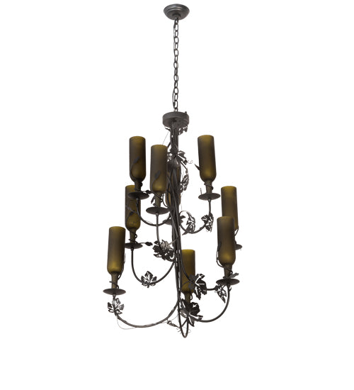 Meyda Tiffany Tuscan Vineyard 99035 Chandelier Light - Black