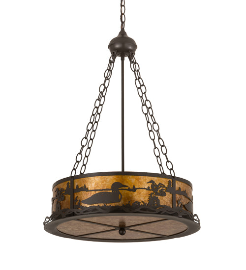 Meyda Tiffany Loon 99133 Pendant Light - Timeless Bronze