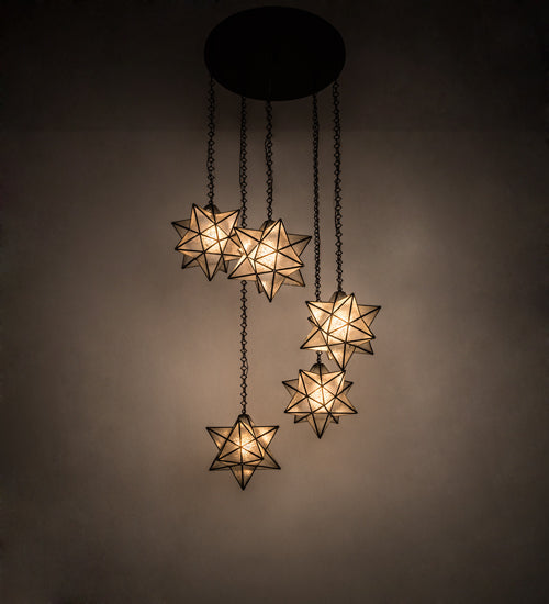 Meyda Tiffany Moravian Star 99178 Pendant Light - Mahogany Bronze