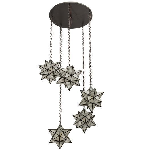 Meyda Tiffany Moravian Star 99178 Pendant Light - Mahogany Bronze