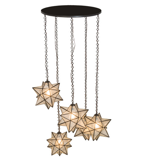 Meyda Tiffany Moravian Star 99178 Pendant Light - Mahogany Bronze