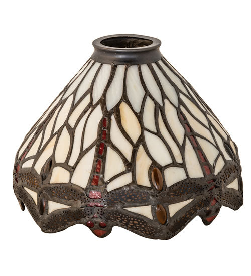 Meyda Tiffany Lighting 99247 Tiffany Hanginghead Dragonfly Shade Lamp Shade Bronze / Dark