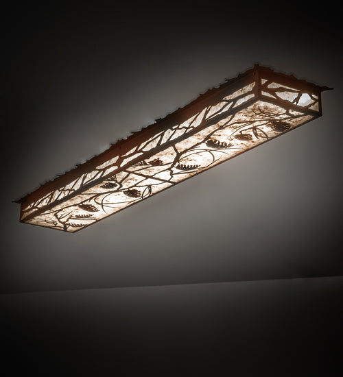 Meyda Tiffany Whispering Pines 99359 Ceiling Light - Rust,Wrought Iron