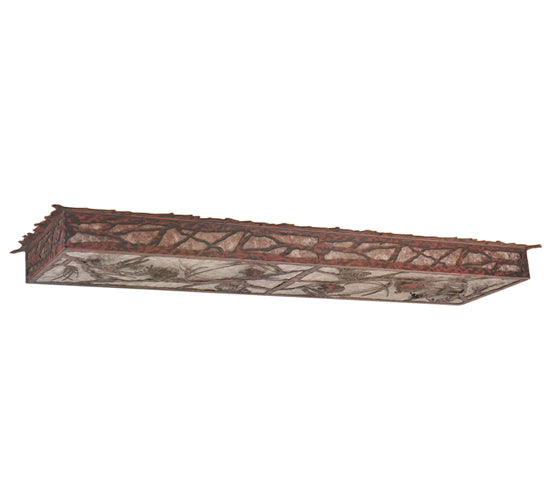 Meyda Tiffany Whispering Pines 99360 Ceiling Light - Rust,Wrought Iron