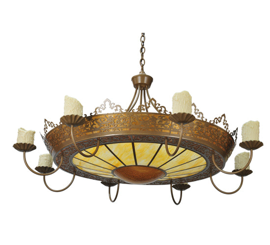 Meyda Tiffany Stanley 99367 Chandelier Light - Antique Hammered Gold