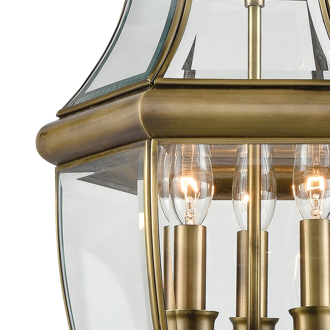 Elk Lighting 8603EH/89  Ashford Outdoor Antique Brass