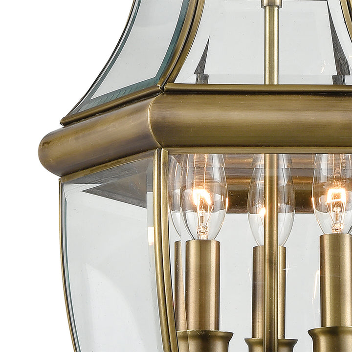 Elk Lighting 8603EH/89  Ashford Outdoor Antique Brass