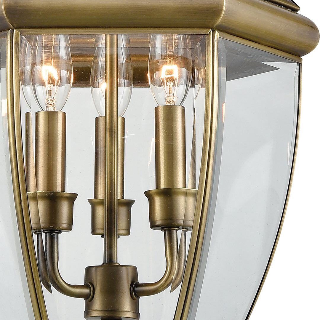 Elk Lighting 8603EH/89  Ashford Outdoor Antique Brass