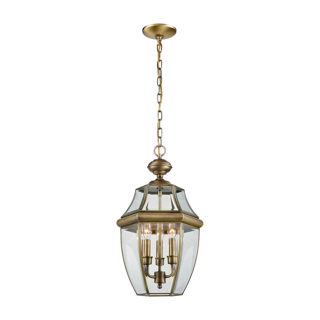Elk Lighting 8603EH/89  Ashford Outdoor Antique Brass