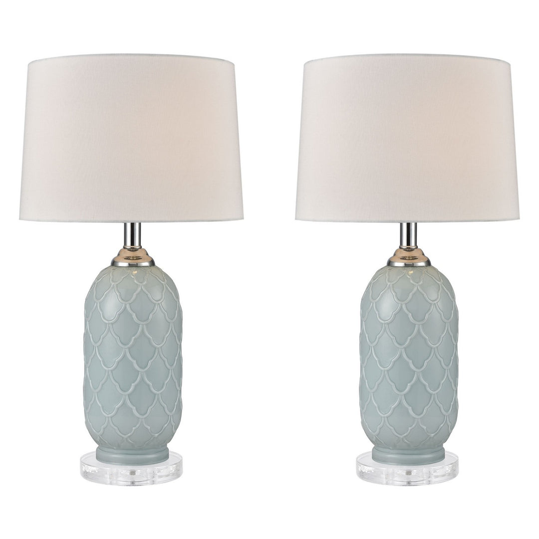 Elk Lighting 77099/S2  La Joliette Lamp Pale Blue