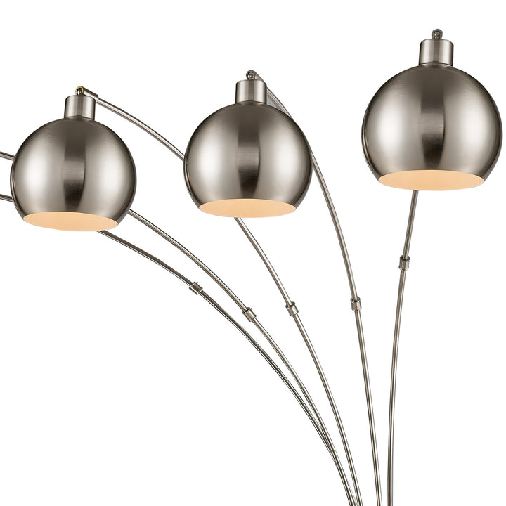 Elk Lighting 77102  Peterborough Lamp Polished Nickel