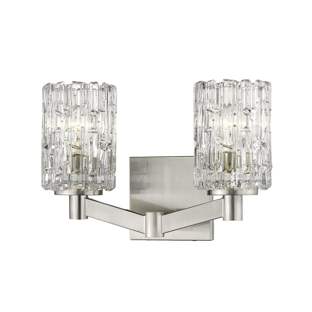 Z-Lite Aubrey 1931-2V-BN Bath Vanity Light 14 in. wide - Brushed Nickel