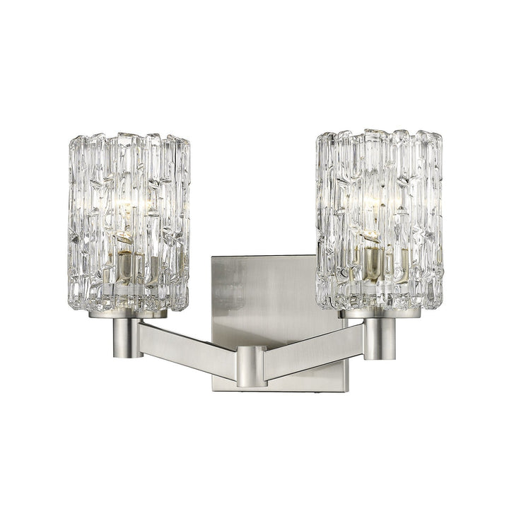Z-Lite Aubrey 1931-2V-BN Bath Vanity Light 14 in. wide - Brushed Nickel