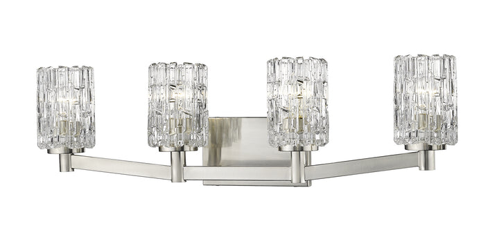 Z-Lite Aubrey 1931-4V-BN Bath Vanity Light 32 in. wide - Brushed Nickel