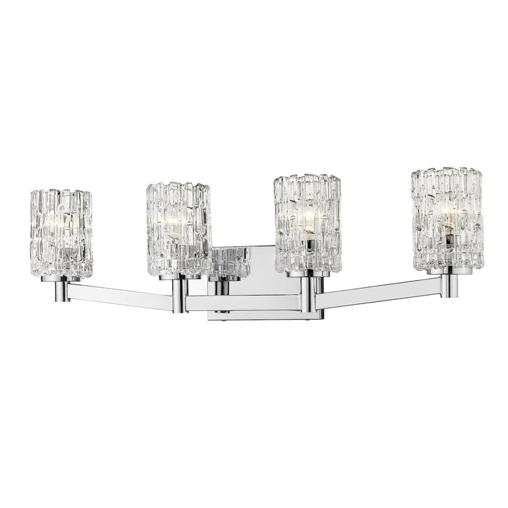 Z-Lite Aubrey 1931-4V-CH Bath Vanity Light 32 in. wide - Chrome