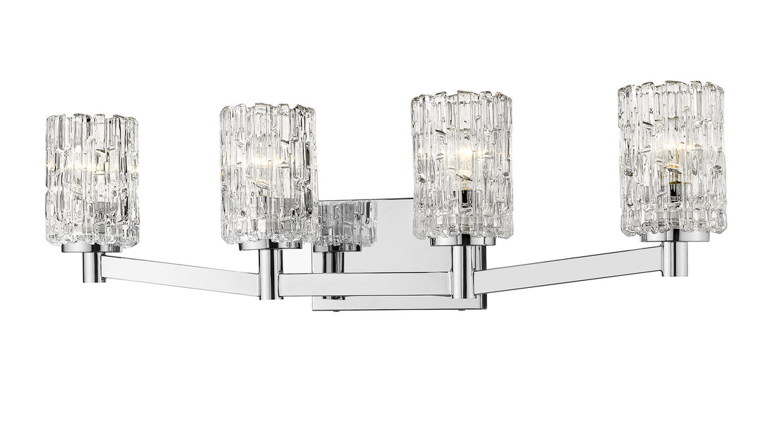 Z-Lite Aubrey 1931-4V-CH Bath Vanity Light 32 in. wide - Chrome
