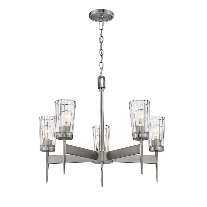 Z-Lite Flair 1932-5AN Chandelier Light - Antique Nickel