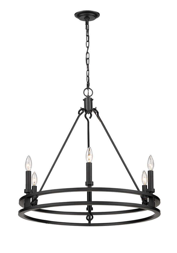 Z-Lite Dennison 4005-6MB Chandelier Light - Matte Black