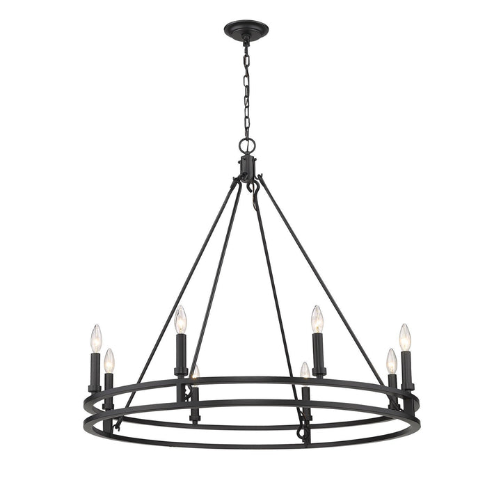 Z-Lite Dennison 4005-8MB Chandelier Light - Matte Black
