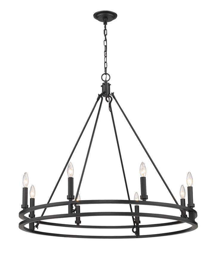 Z-Lite Dennison 4005-8MB Chandelier Light - Matte Black