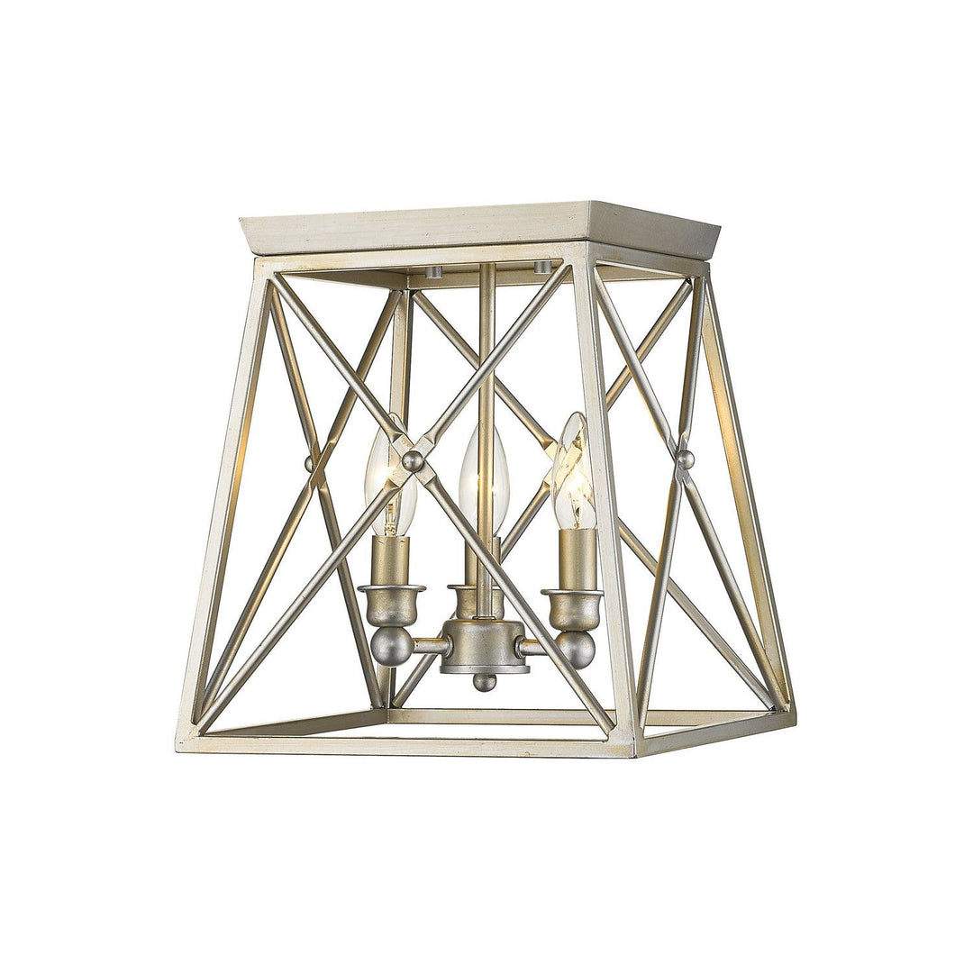 Z-Lite Trestle 447F11-AS Ceiling Light - Antique Silver