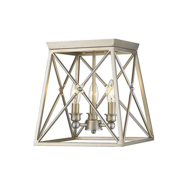 Z-Lite Trestle 447F11-AS Ceiling Light - Antique Silver