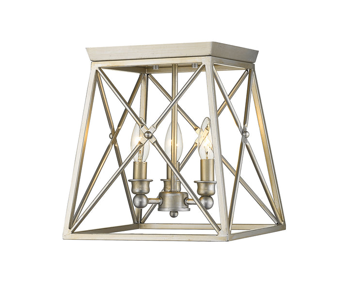 Z-Lite Trestle 447F11-AS Ceiling Light - Antique Silver