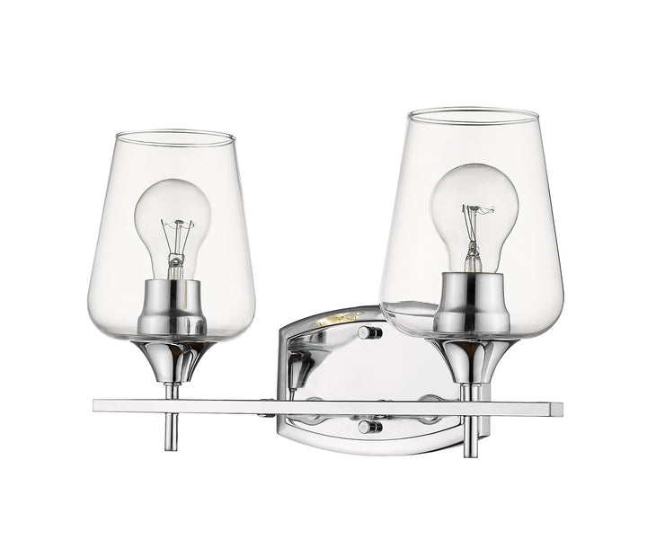 Z-Lite Joliet 473-2V-CH Bath Vanity Light 15 in. wide - Chrome