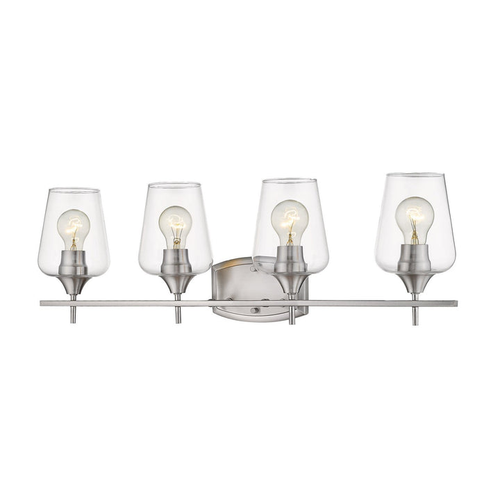 Z-Lite Joliet 473-4V-BN Bath Vanity Light 30 in. wide - Brushed Nickel