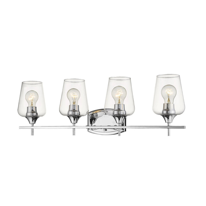 Z-Lite Joliet 473-4V-CH Bath Vanity Light 30 in. wide - Chrome