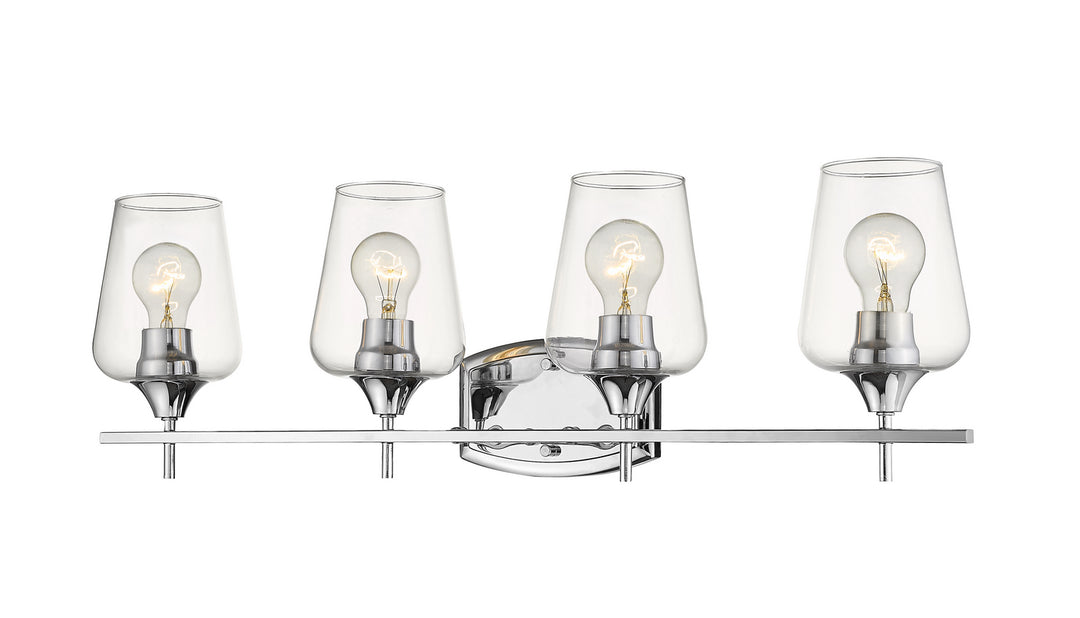 Z-Lite Joliet 473-4V-CH Bath Vanity Light 30 in. wide - Chrome